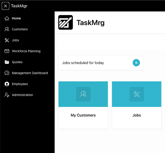 Screenshot of taskmgr screen